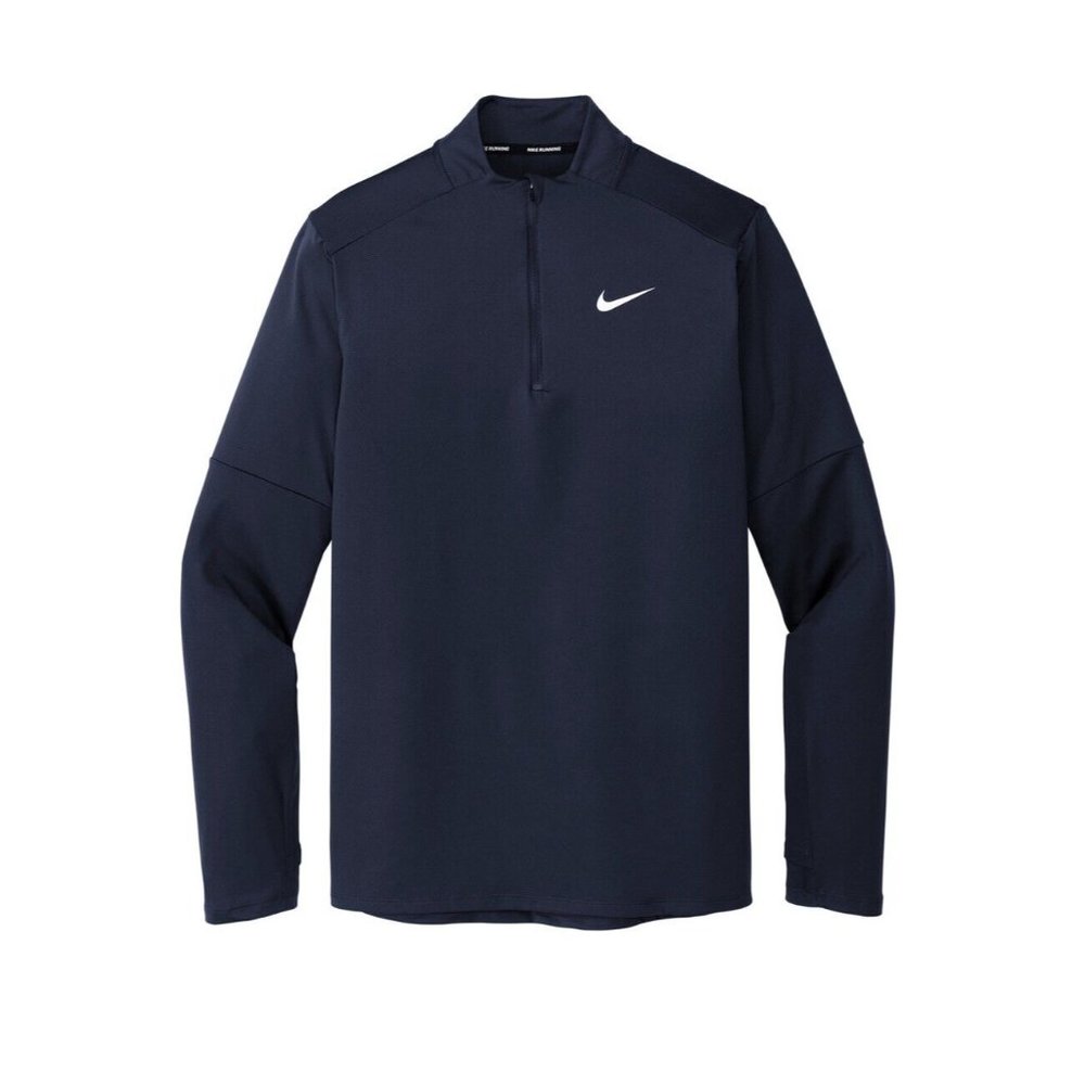 Nike Dri Fit Element 1/2 Zip Top Long Sleeve Running Men’s MEDIUM DH4949 Navy